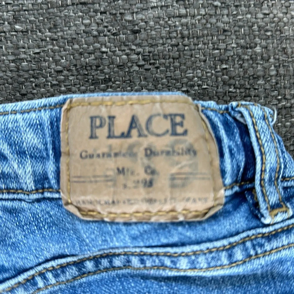 Children’s Place Bootcut Stretch Girls Denim Blue Light wash Jeans Size 5